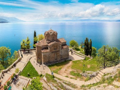 Klooster meer van Ohrid